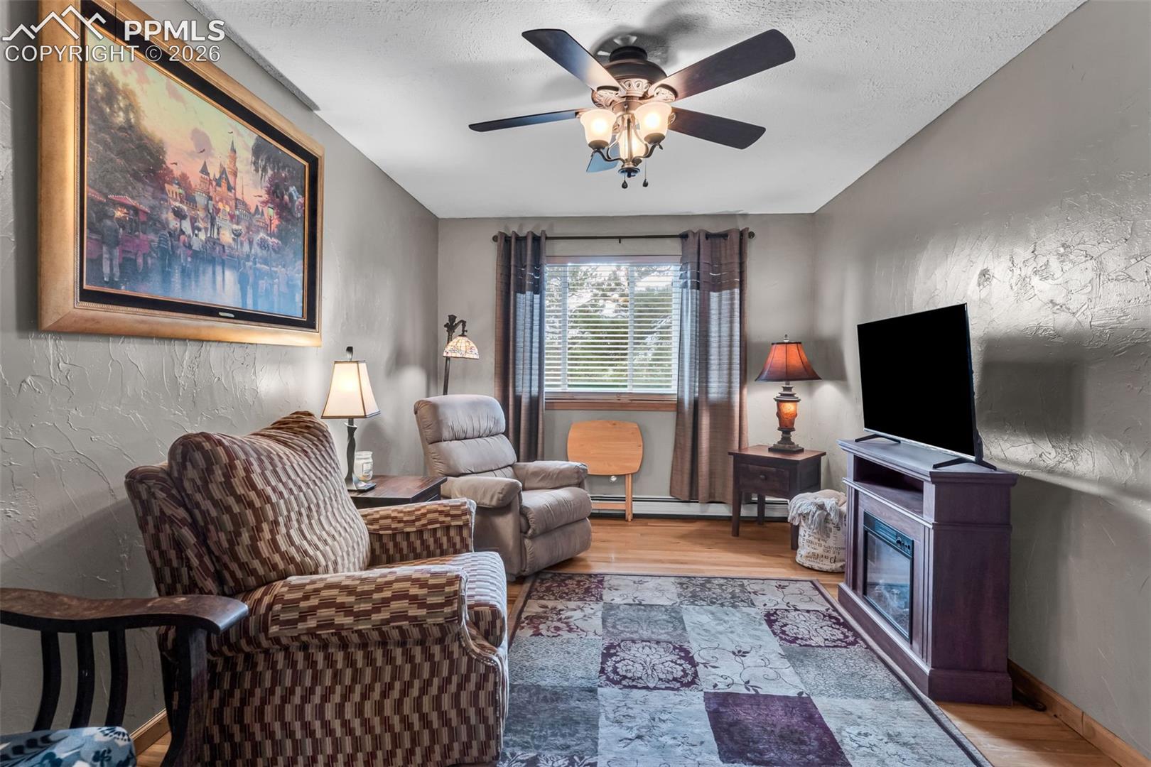 Second living room, office, hobby room, or even non-conforming 6th bedroom (no closet)