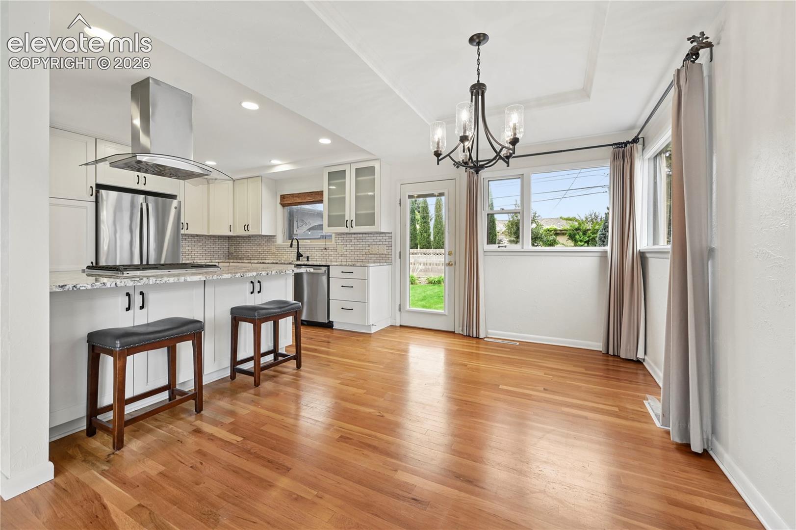 Dining Room (Looking Towards Backyard from Living Room)