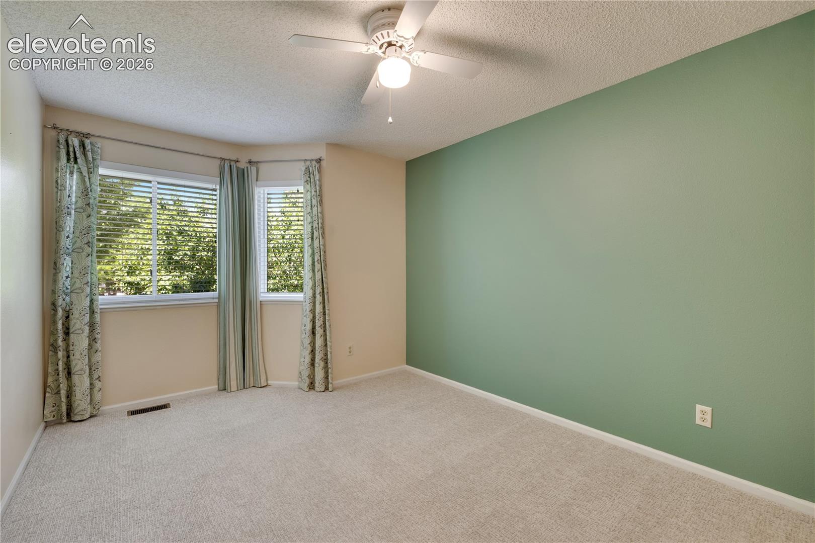 Bedroom #3 on upper level has new carpet