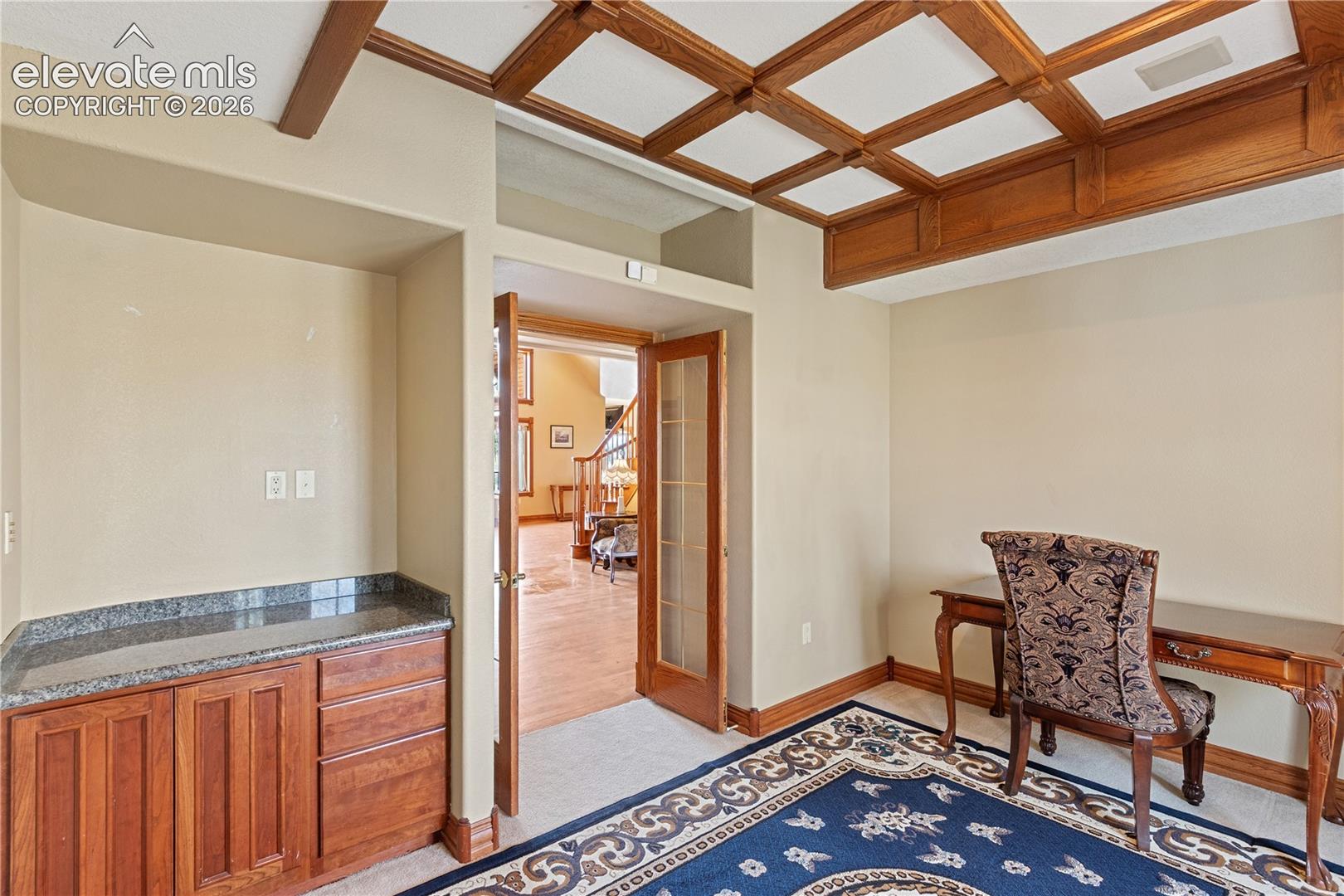 Office with built ins