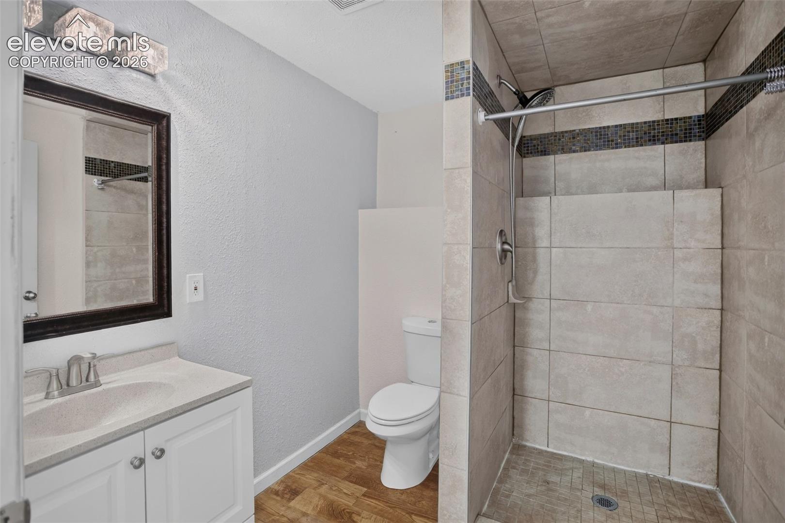 Downstairs 3/4 bathroom.