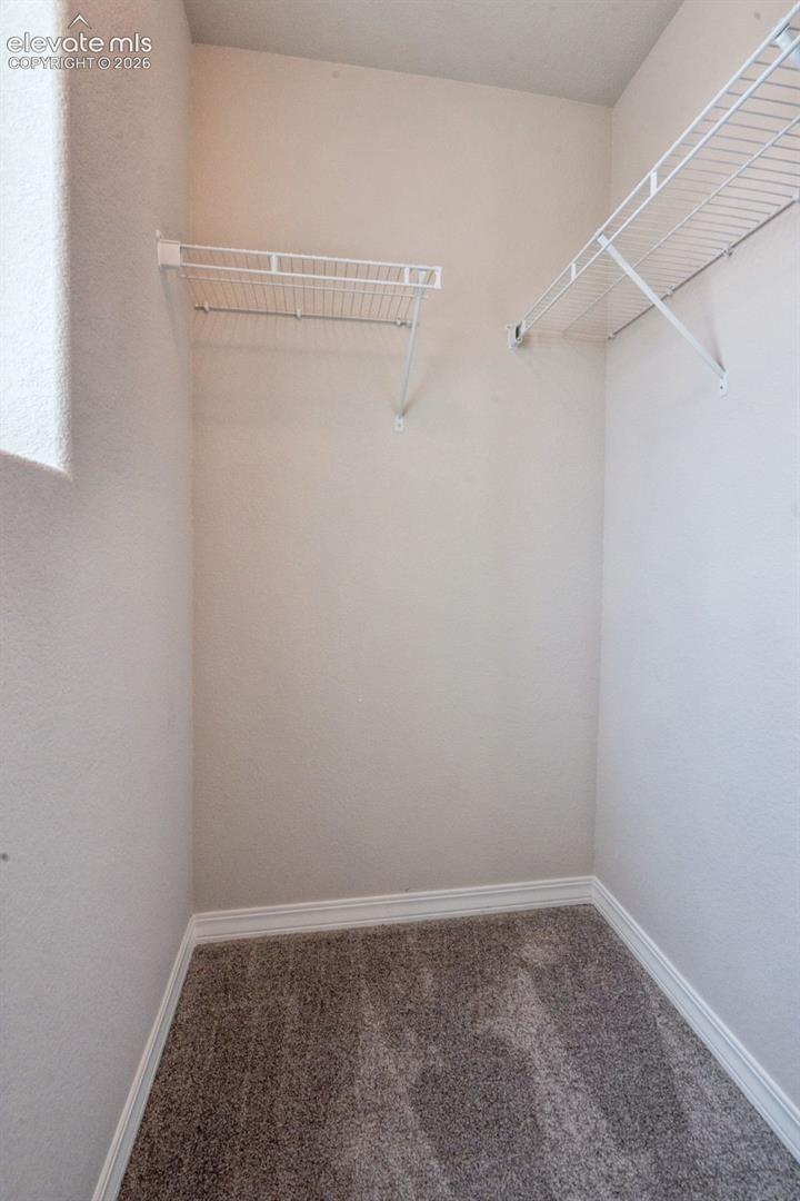 One of the secondary bedrooms also has a walk-in closet!