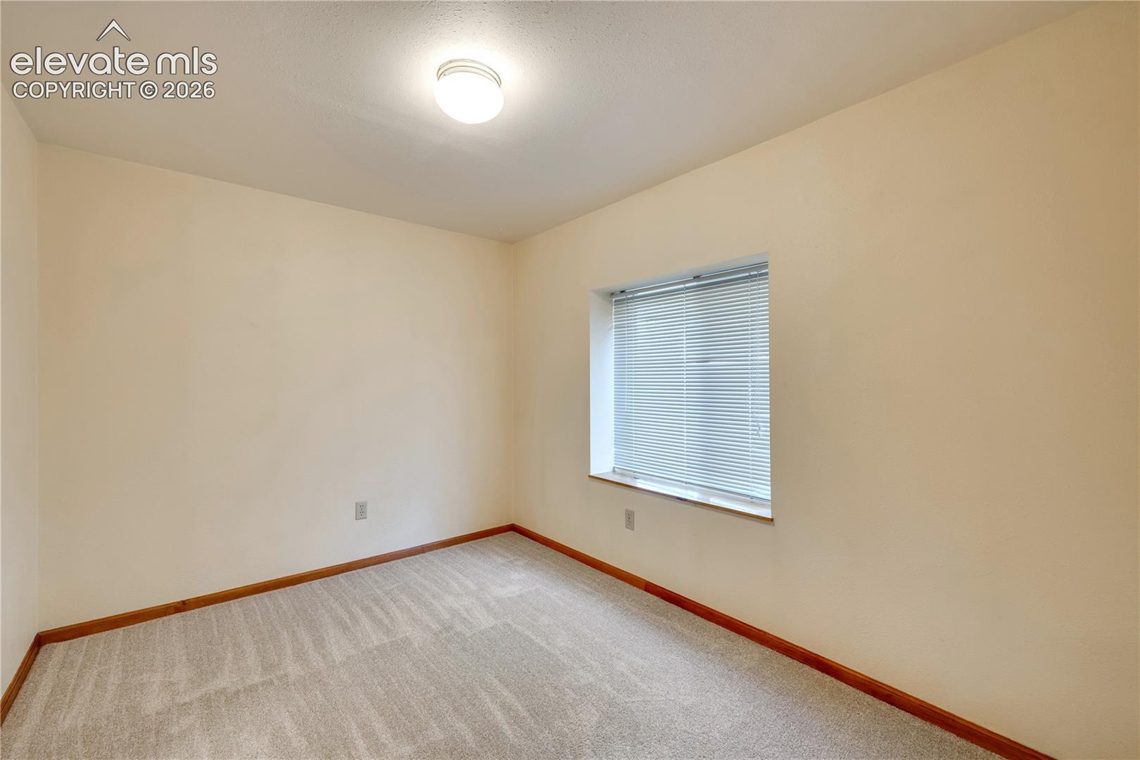 Bedroom #4 in basement has adjoining full bathroom