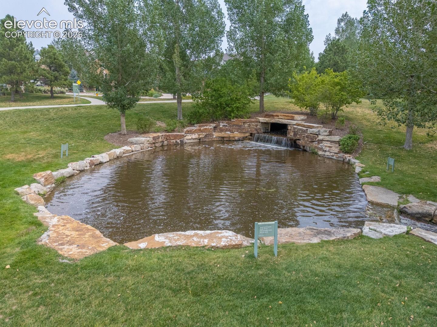 Community park and water feature