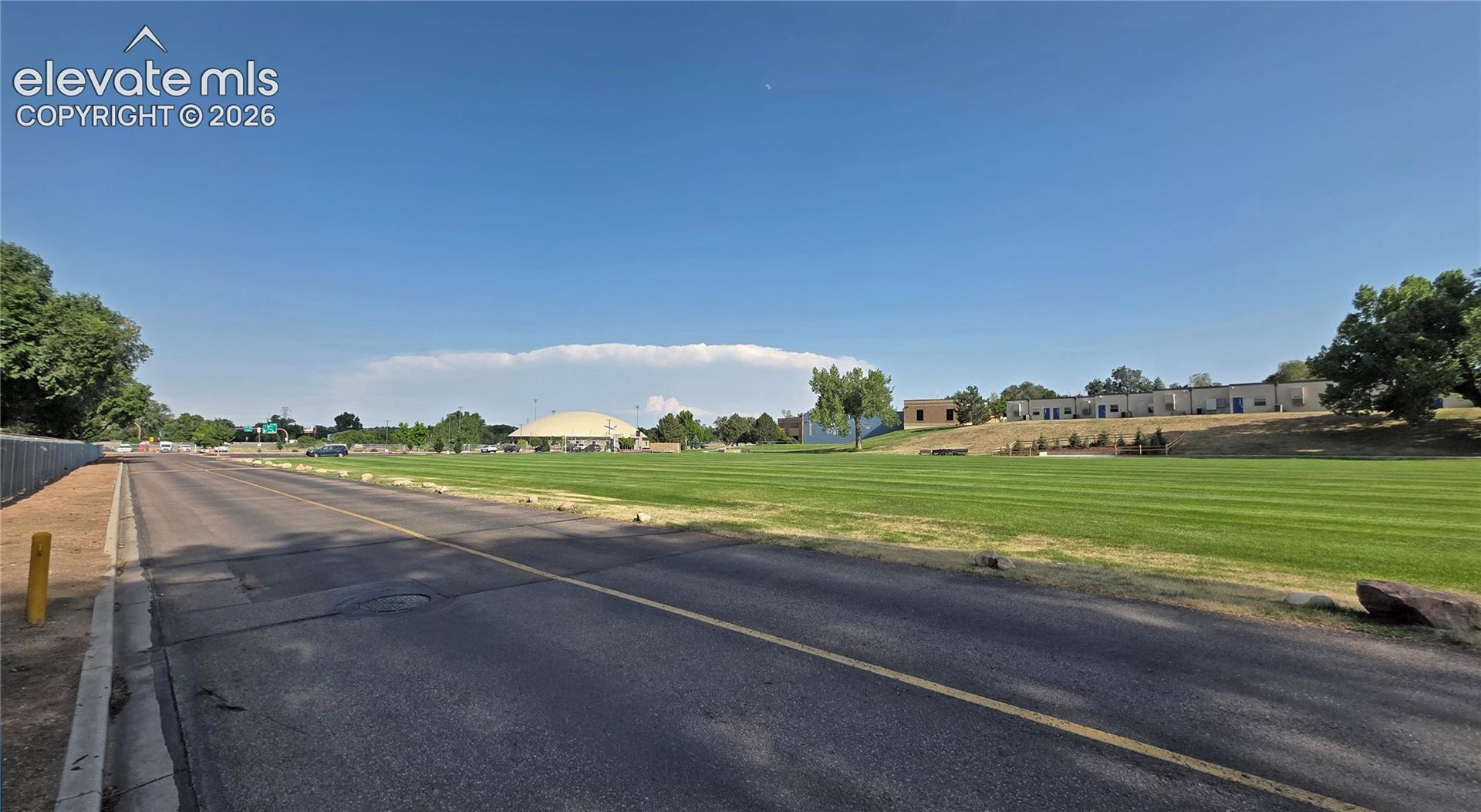 Gate access to The Vanguard High School.