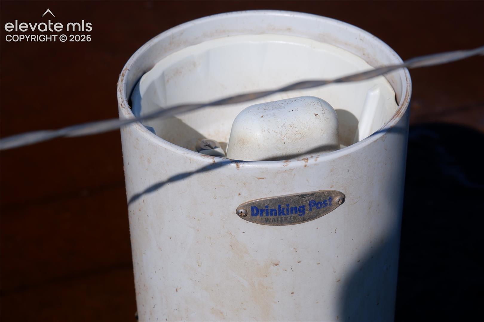 drinking post in 1 pasture 