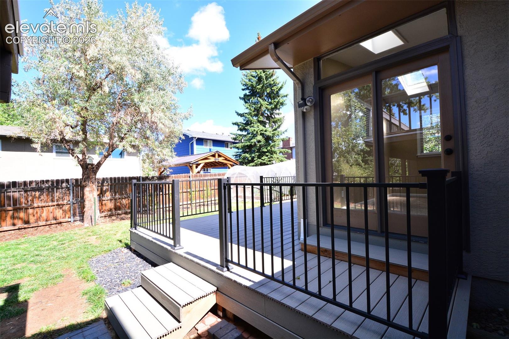 Deck from the sunroom