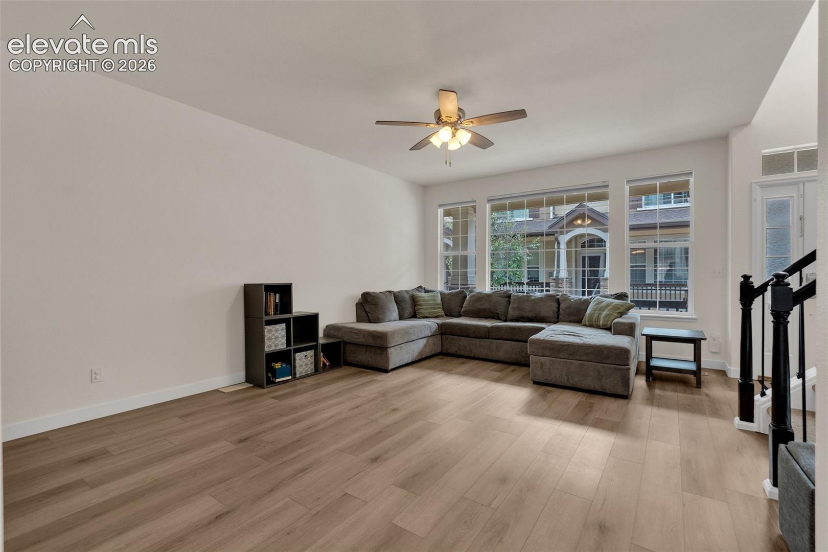 Living Room looking to Front of Home