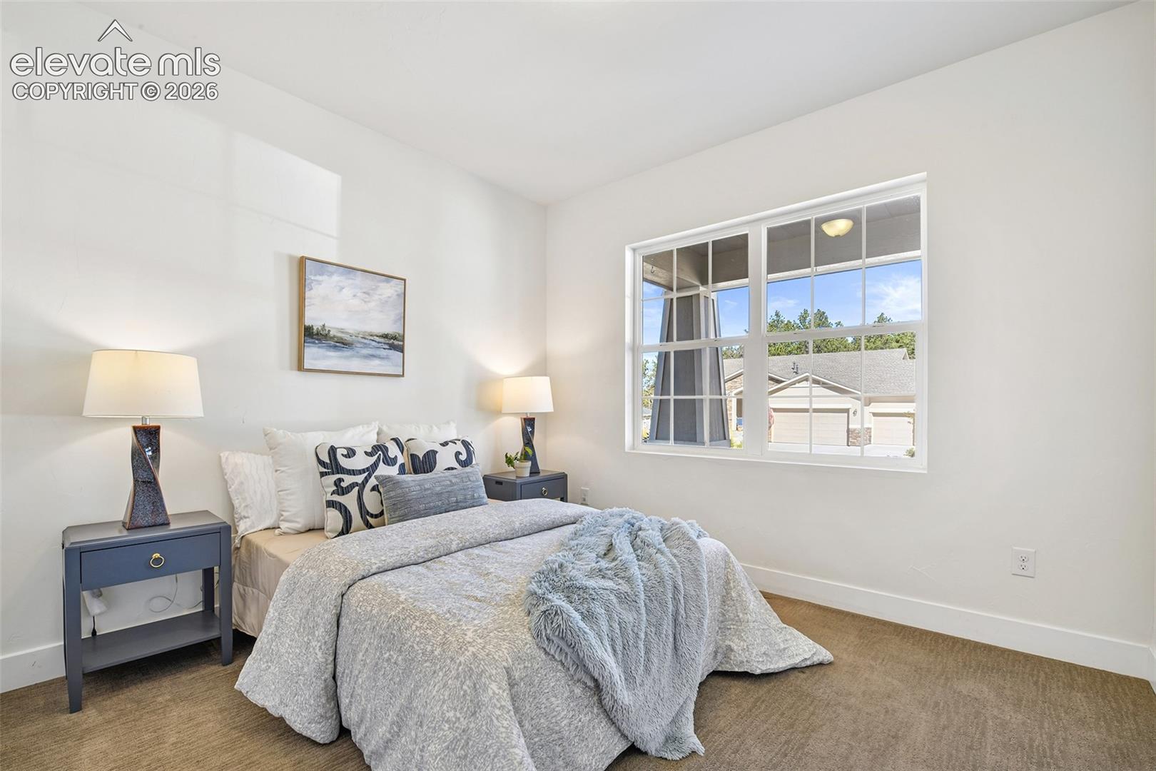 Mountain views from 2nd main level bedroom off entry...