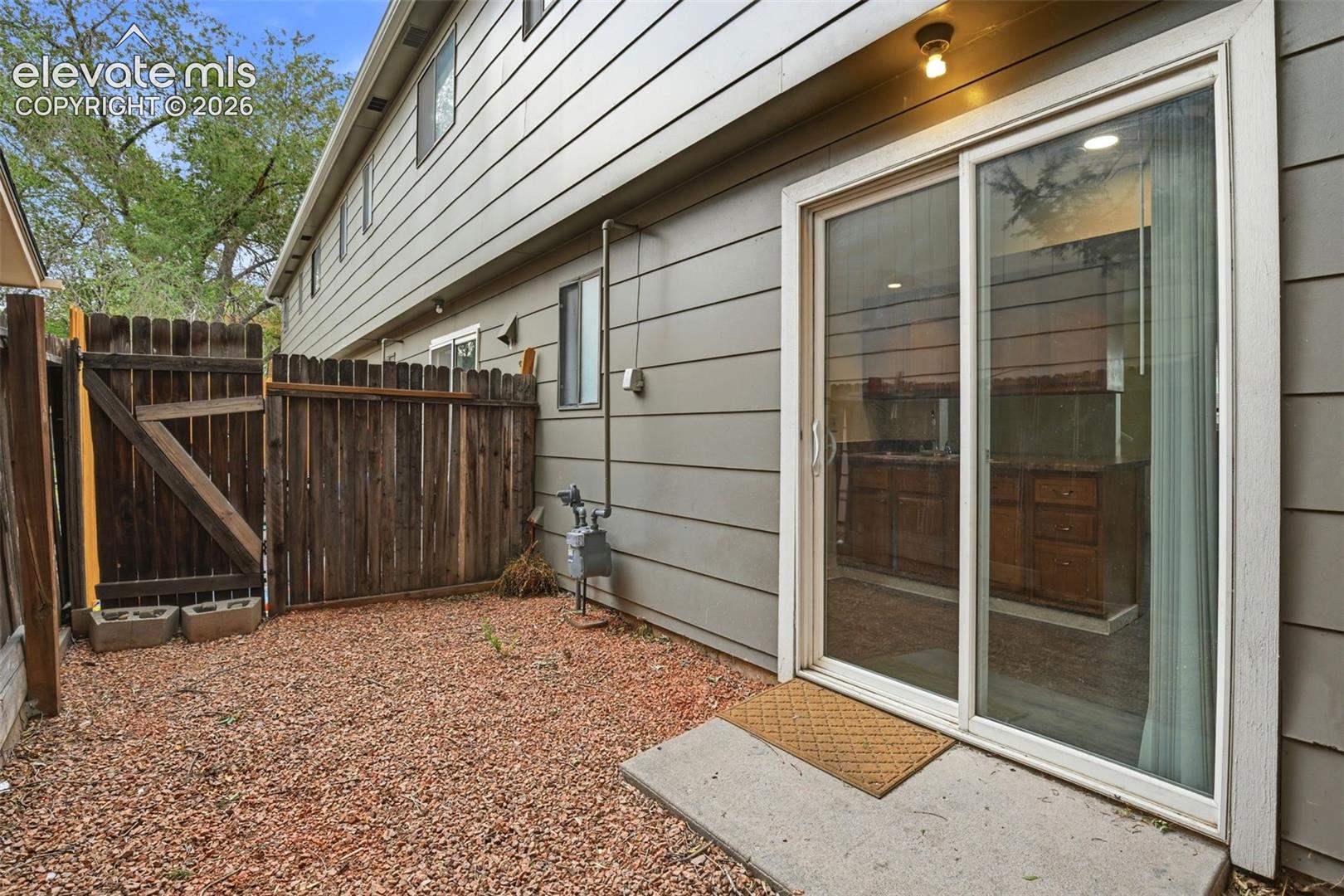 Back Yard Directly off Kitchen