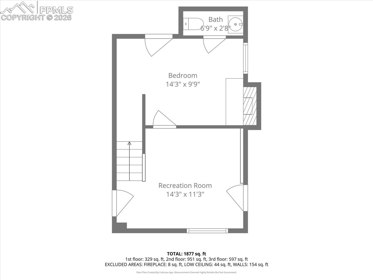 View of room layout