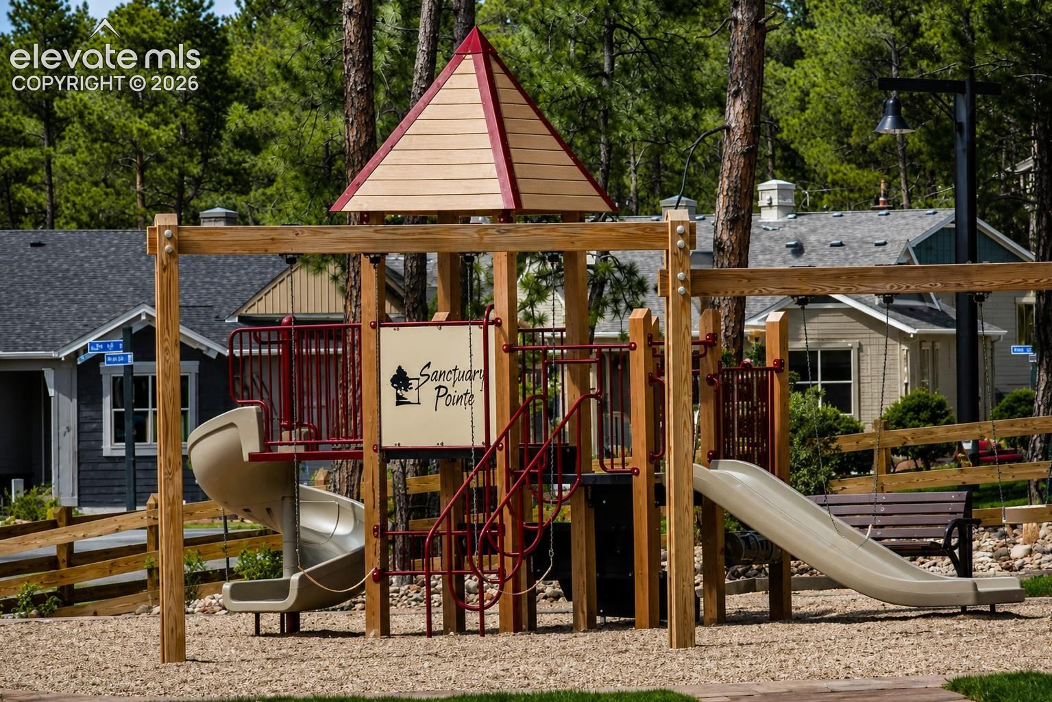 Second Neighborhood playground, walking paths, and gathering spaces for year-round recreation.
