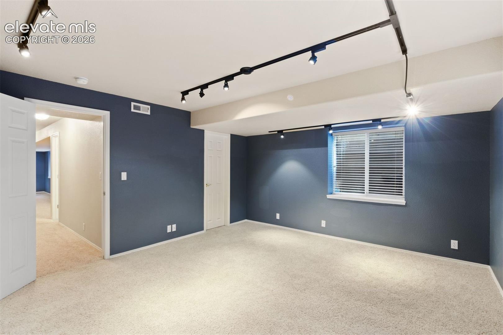Basement bedroom