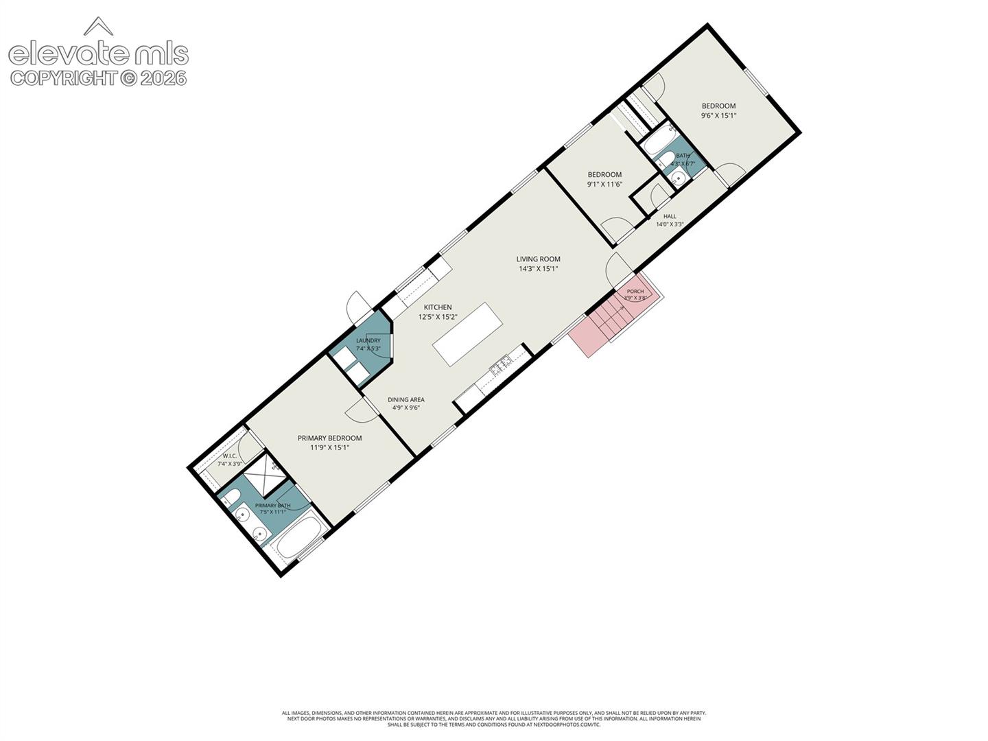 Floor Plan 2019 Modular Home 1216 Sq Ft