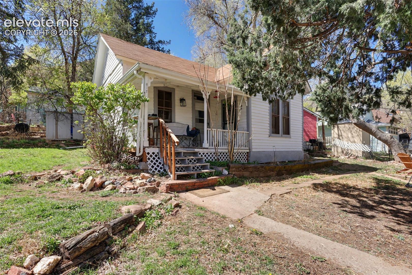 Front of cottage