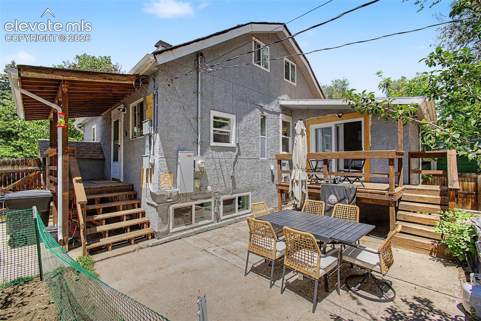 Covered decks with 2 walkouts from the main and patio perfect for entertaining!