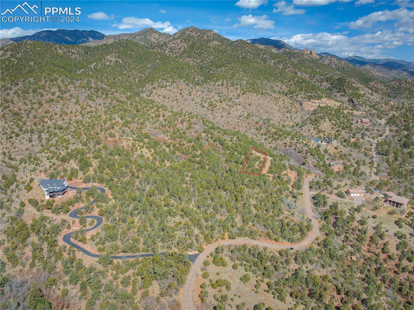 Lines are approximation of potential build site Property Lines are approximate and not a survey