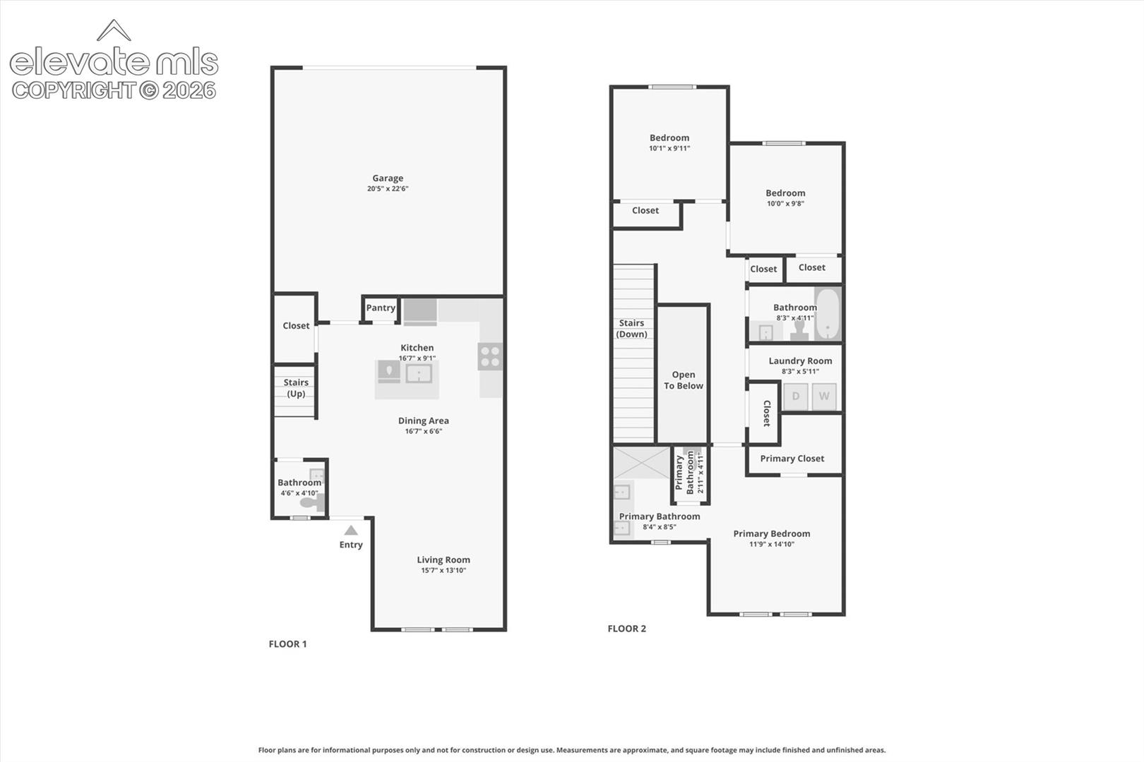 Combination floorplan