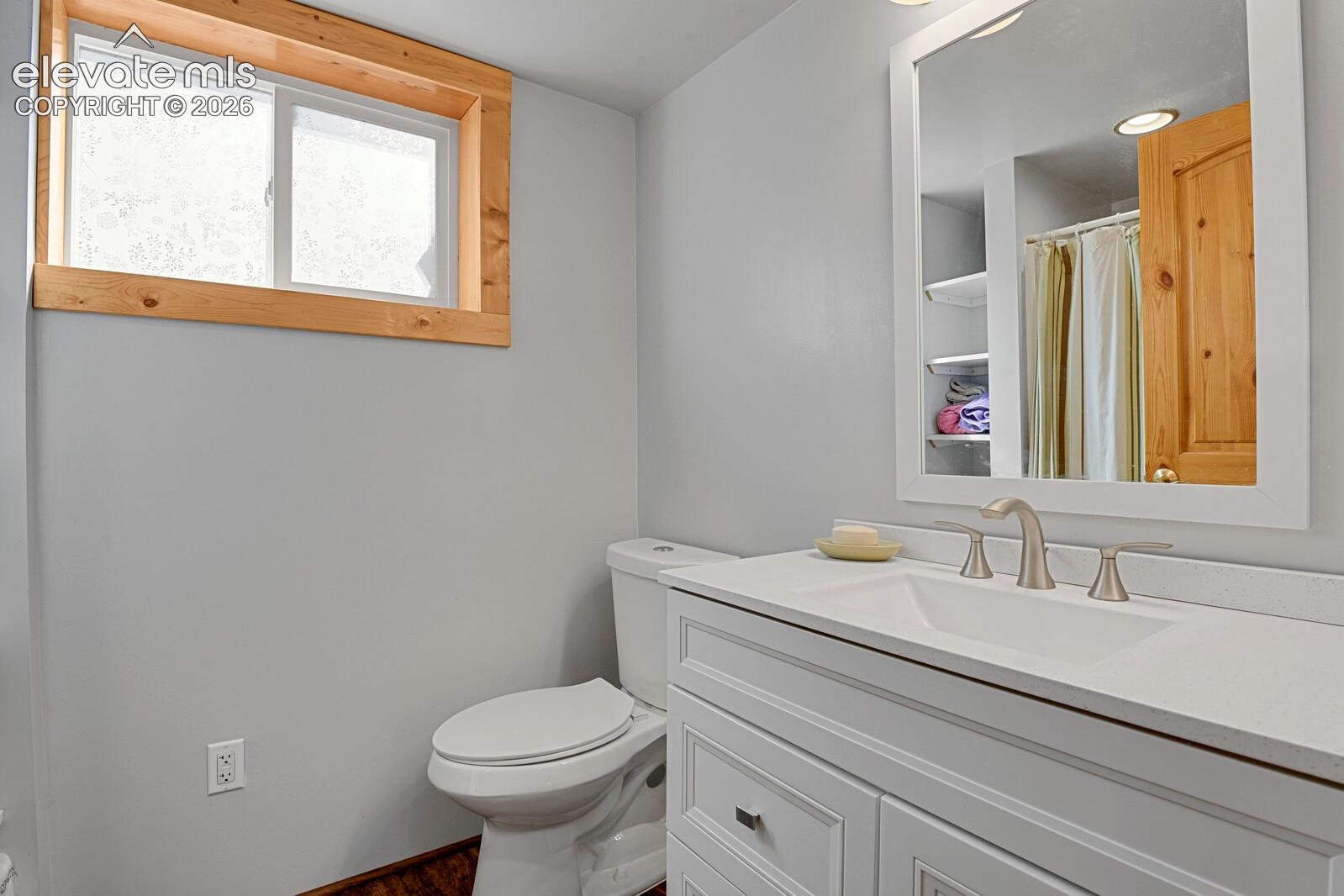Lower level 3/4 bathroom with heated flooring