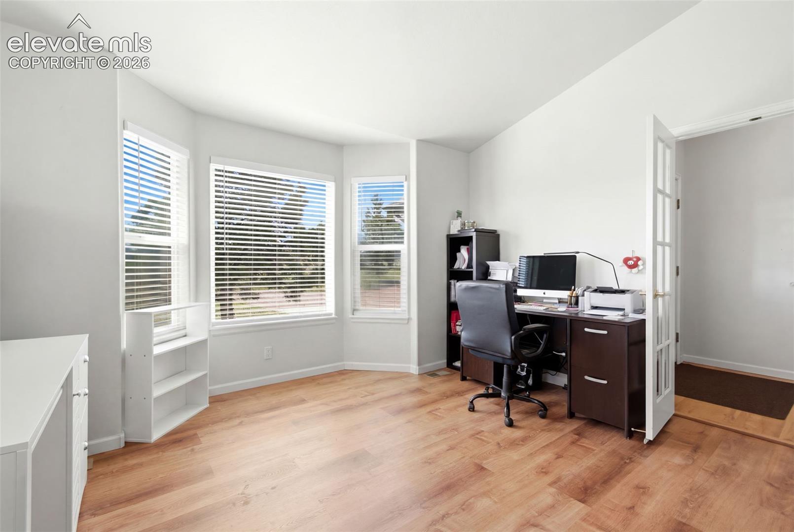 Bright home office 