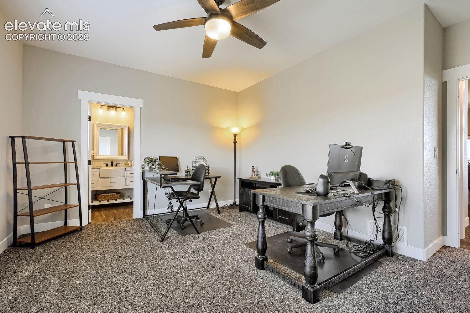 Neutral-toned wall paint throughout