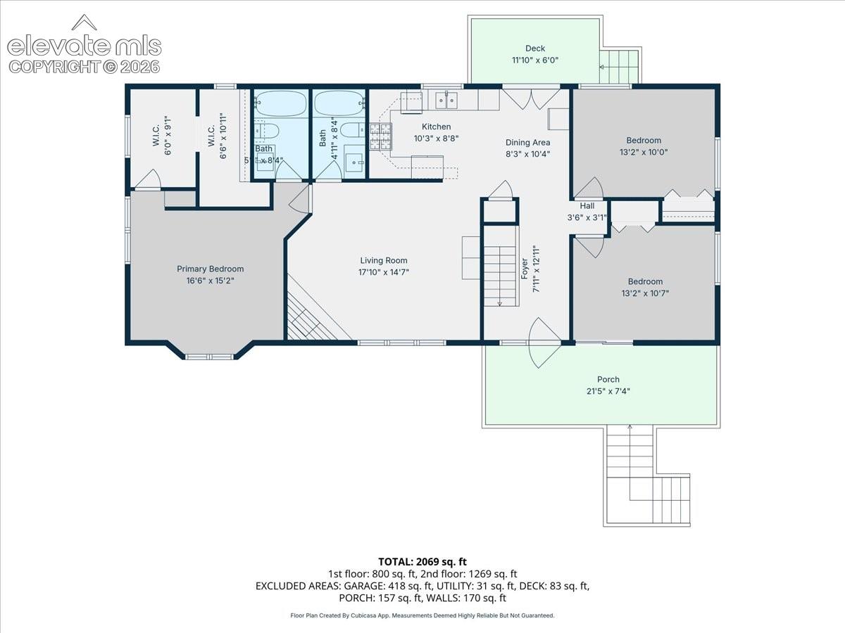 This is for marketing purposes - so square footage varies slightly from the 
Assessoer's office