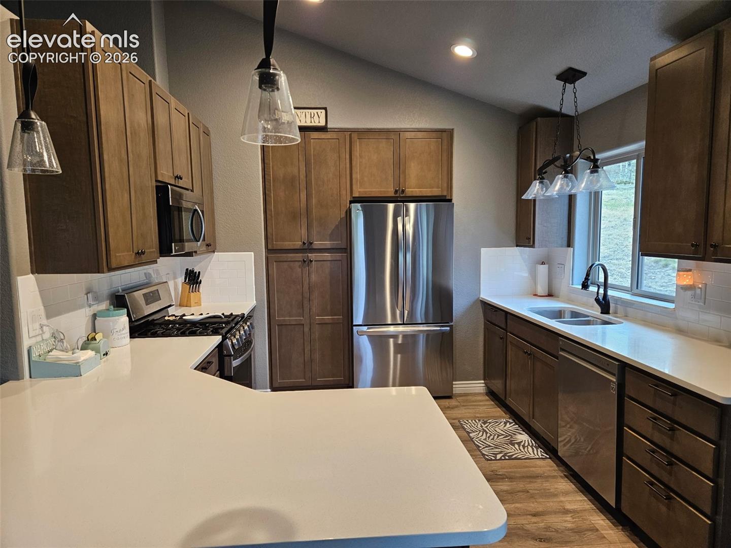 Large lower  level with gas heater fireplace
