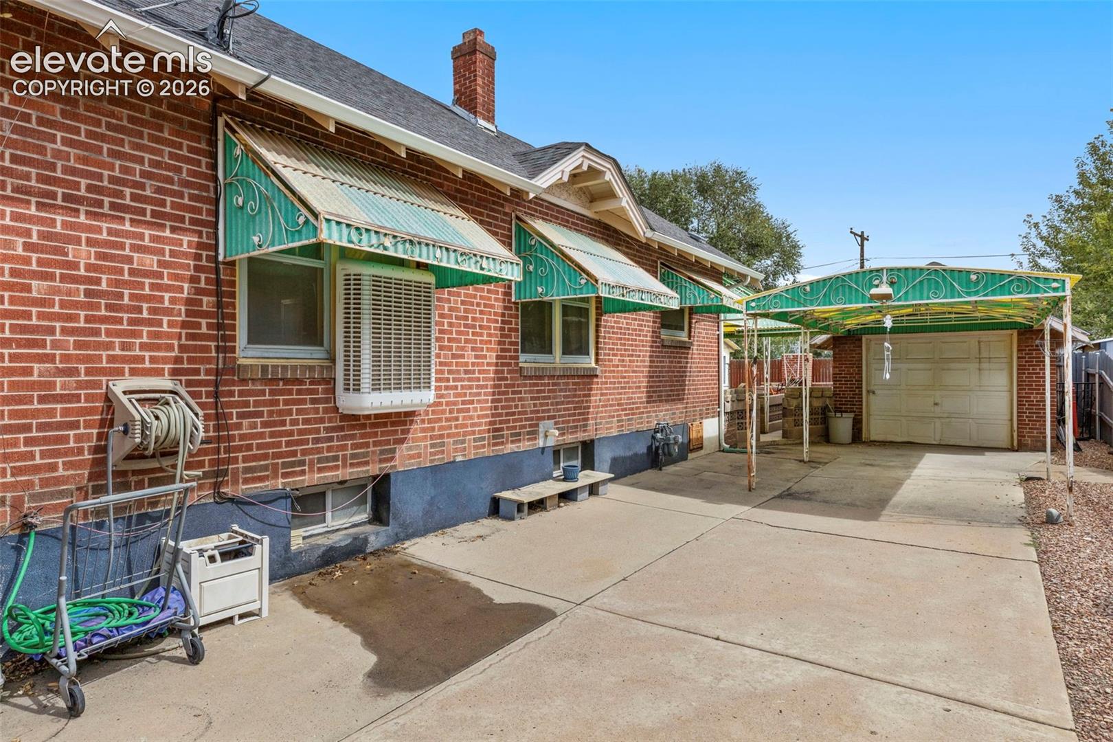 Driveway and Garage