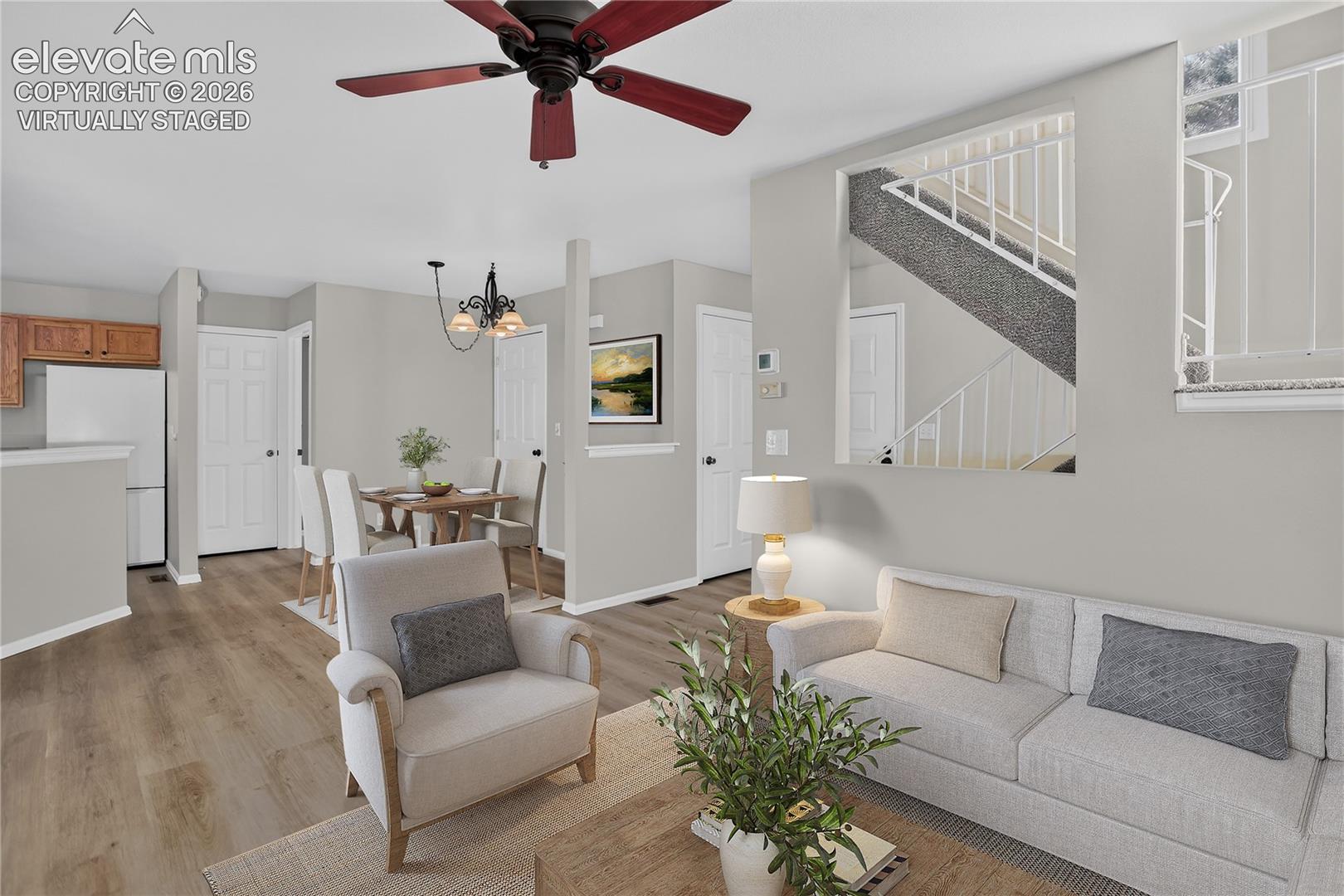 Living Room - Virtually Staged