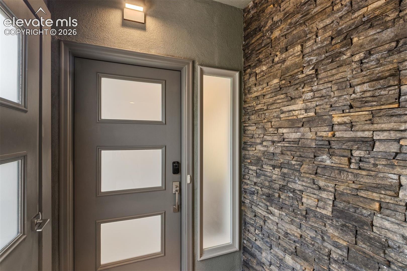 Covered front entry