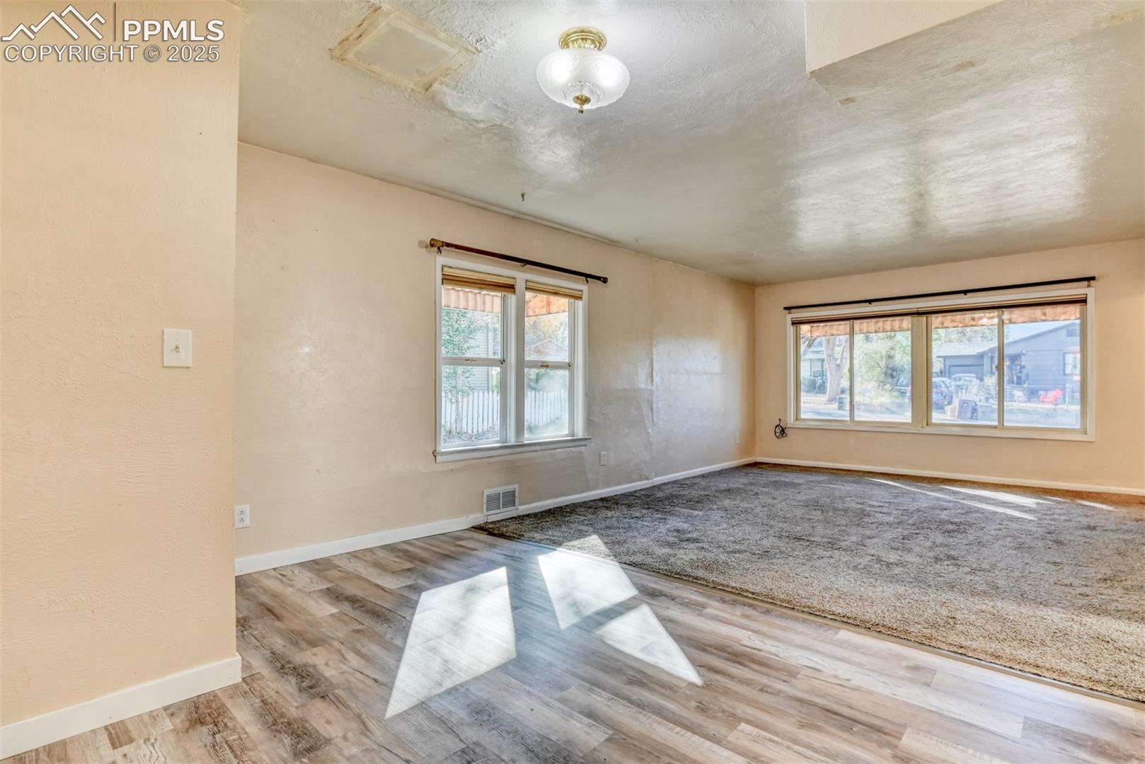 Main house living room/dining room combo