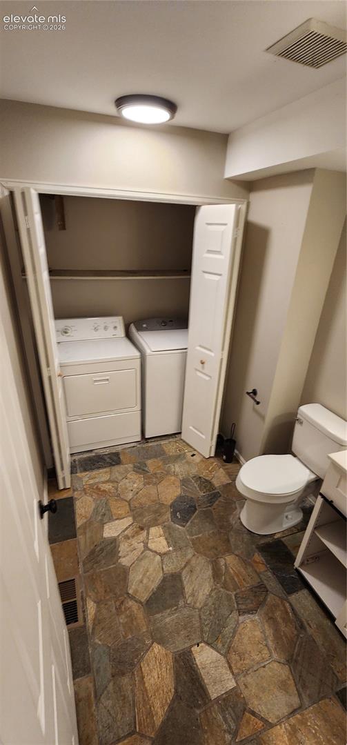 Guest bathroom/laundry