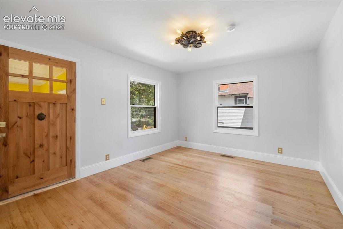 Living room with lots of natural light