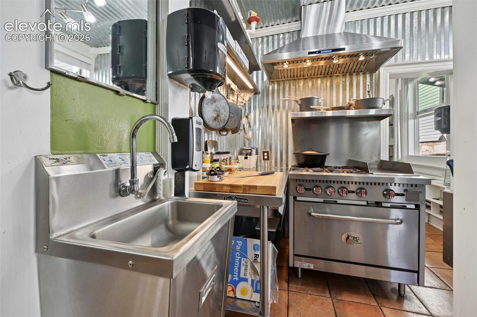 Handwashing Station and Cook Area