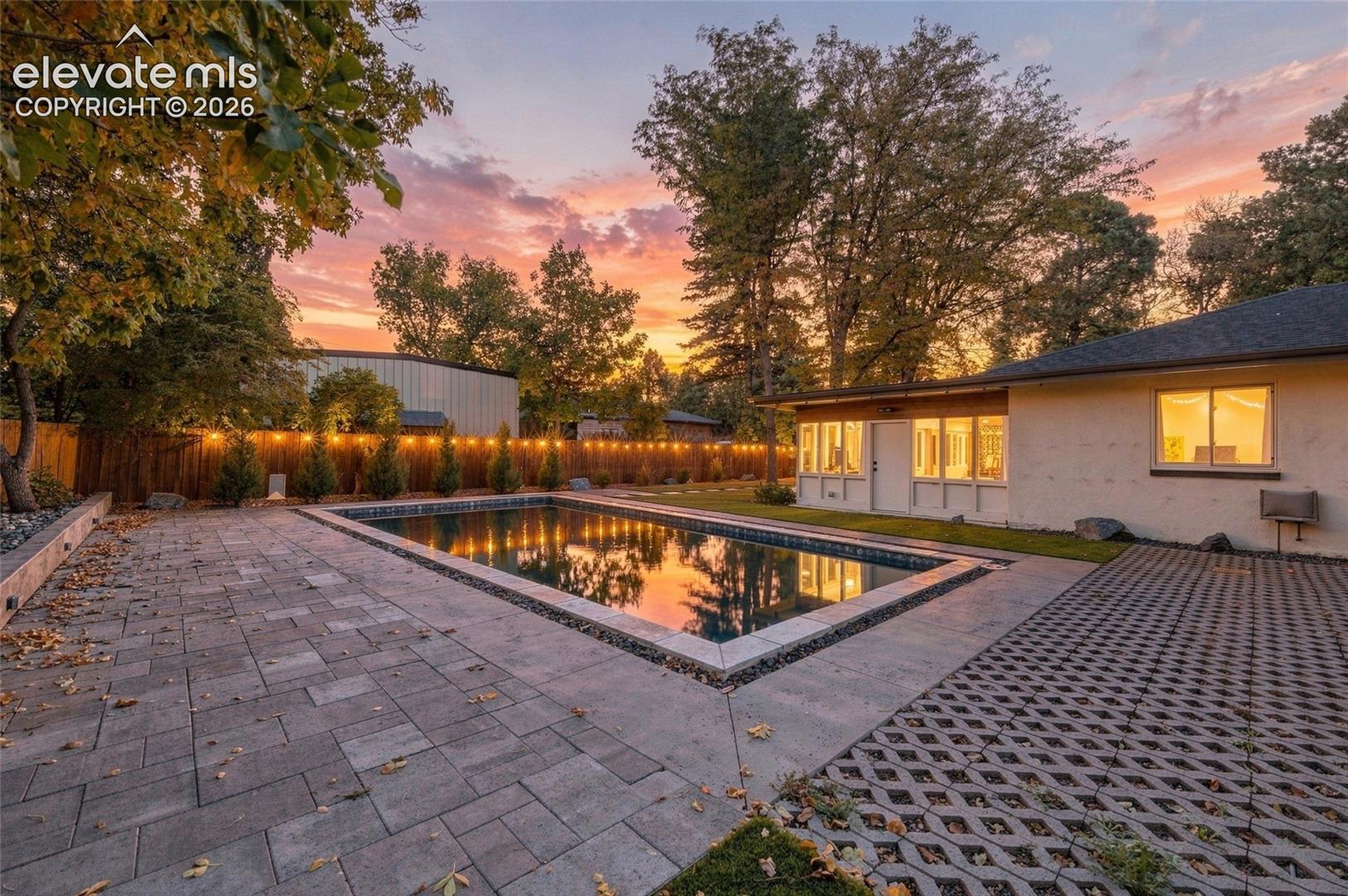 This salt-water pool was recently renovated for the current owner, and now, for you. 