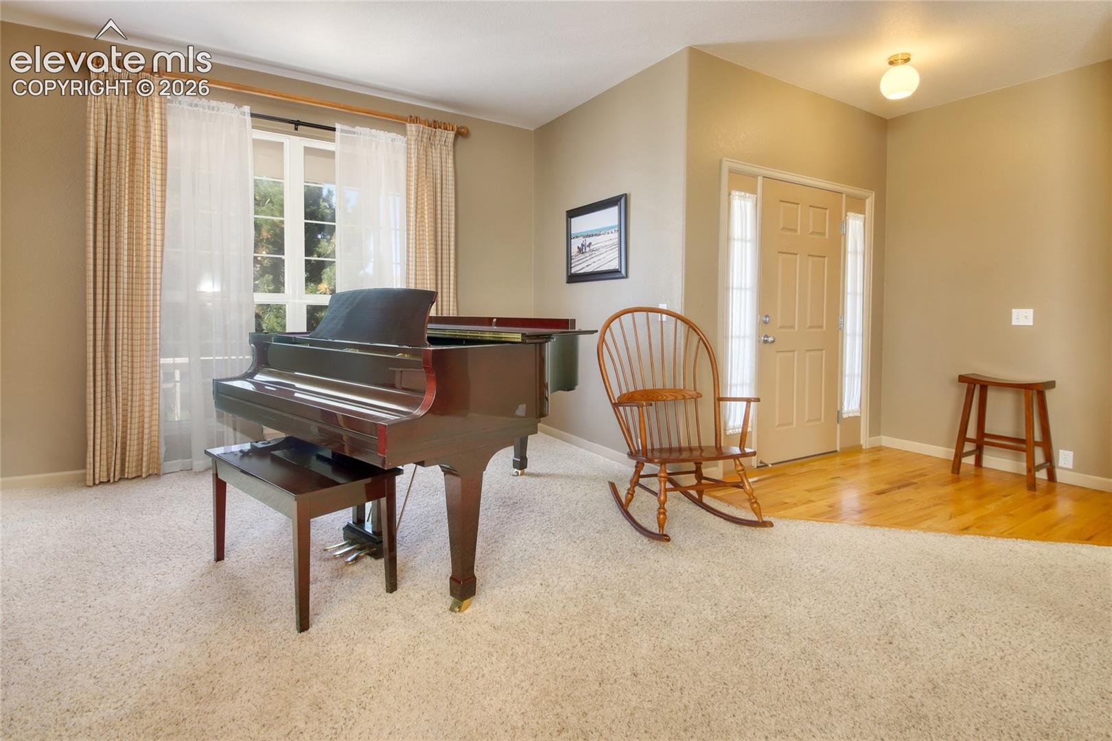 Entry way hardwood floor