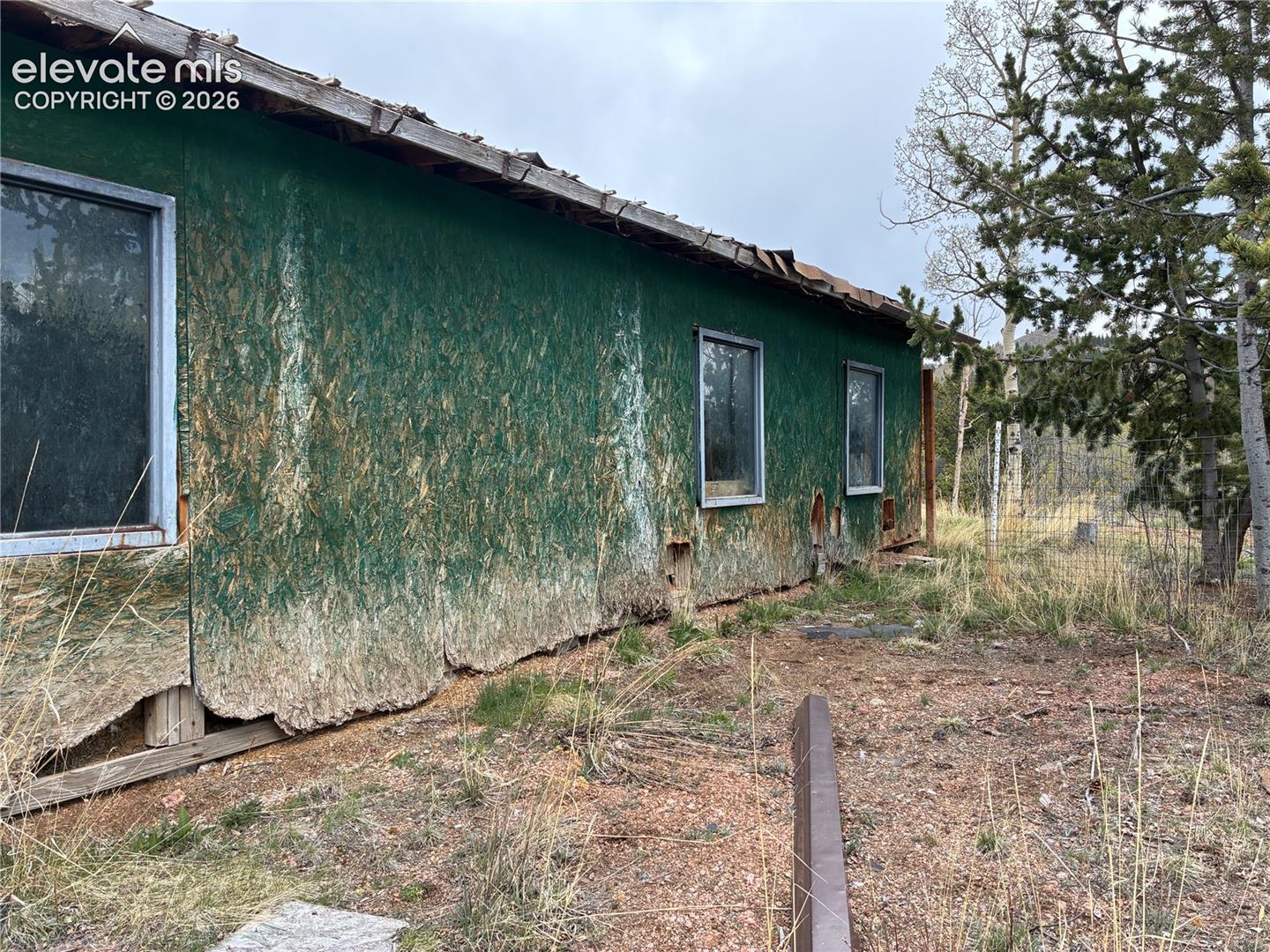 Exterior of  barn structure. 