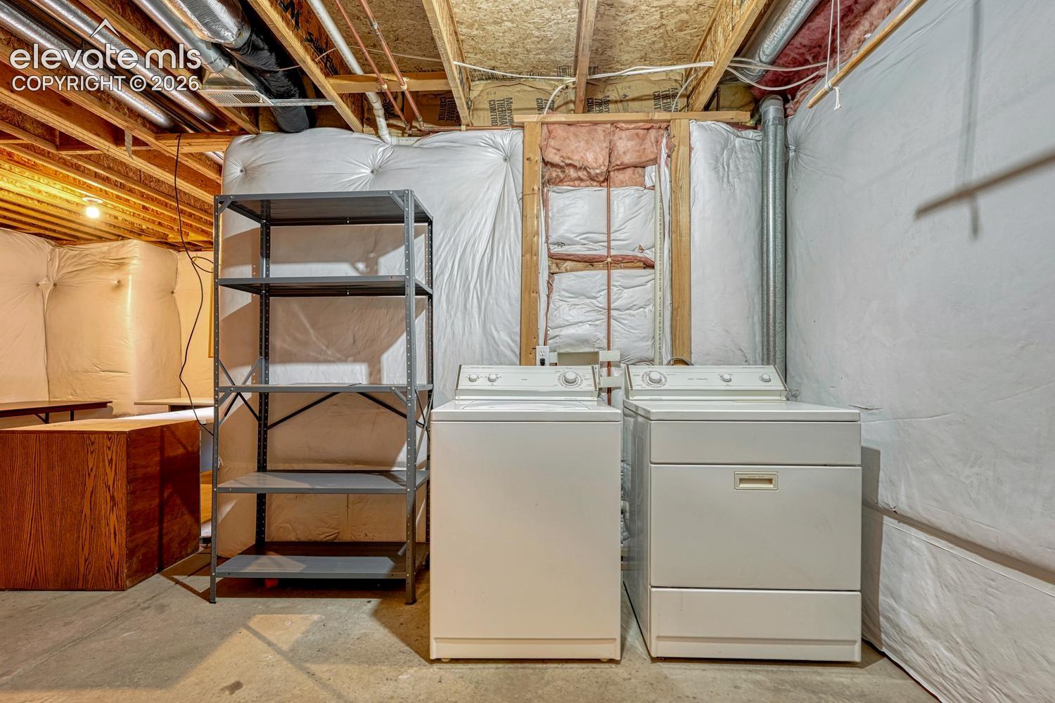 Washer and dryer included!