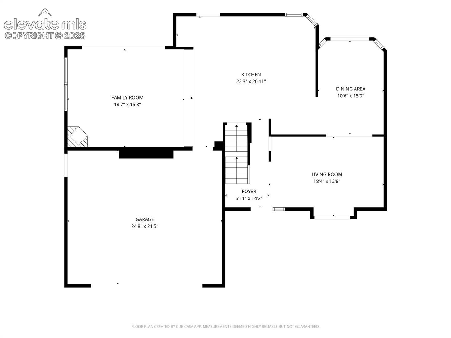 main floor and garage