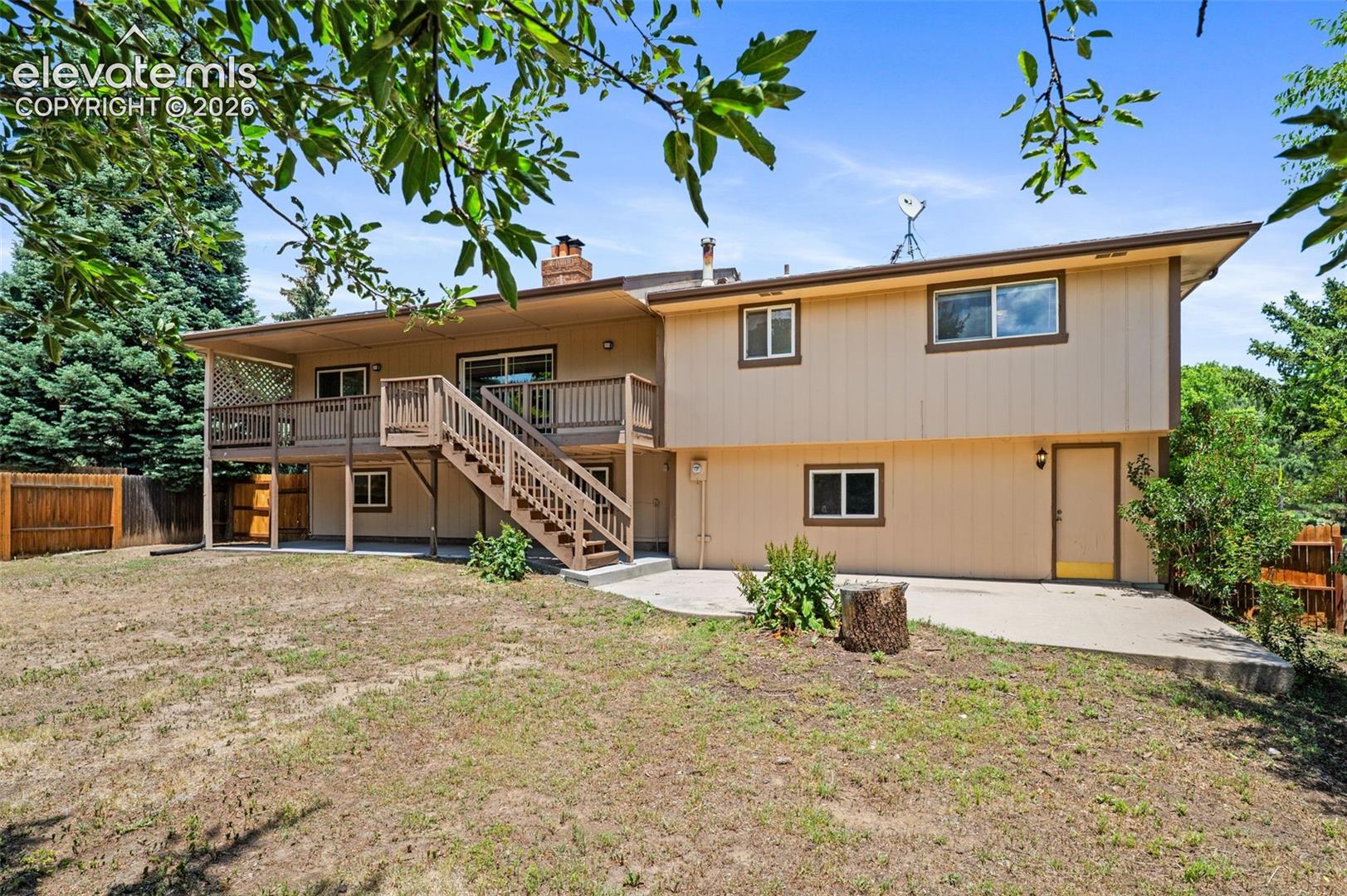 Full View of the Backyard and Decks