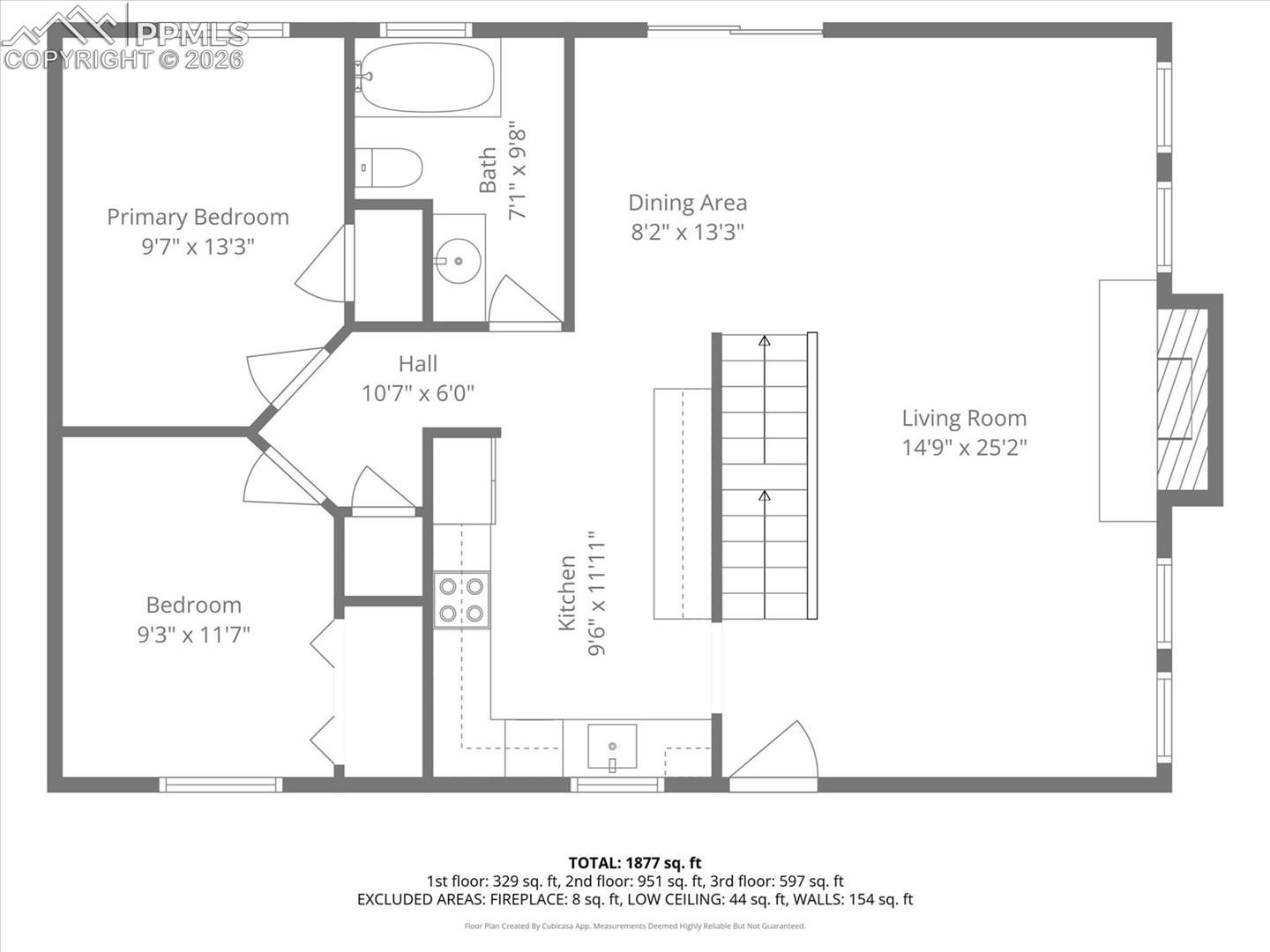 View of room layout