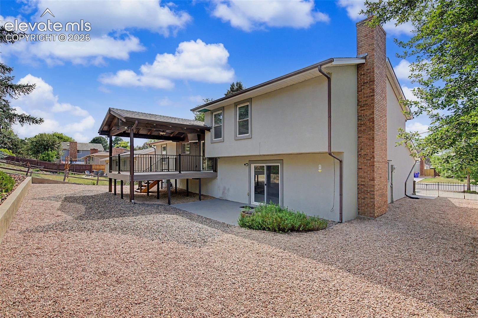 Large Deck and Concrete Patio for Entertaining