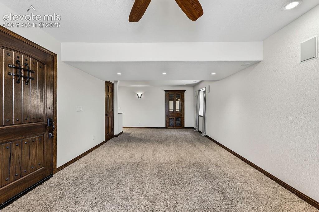 Basement recreation room/family room