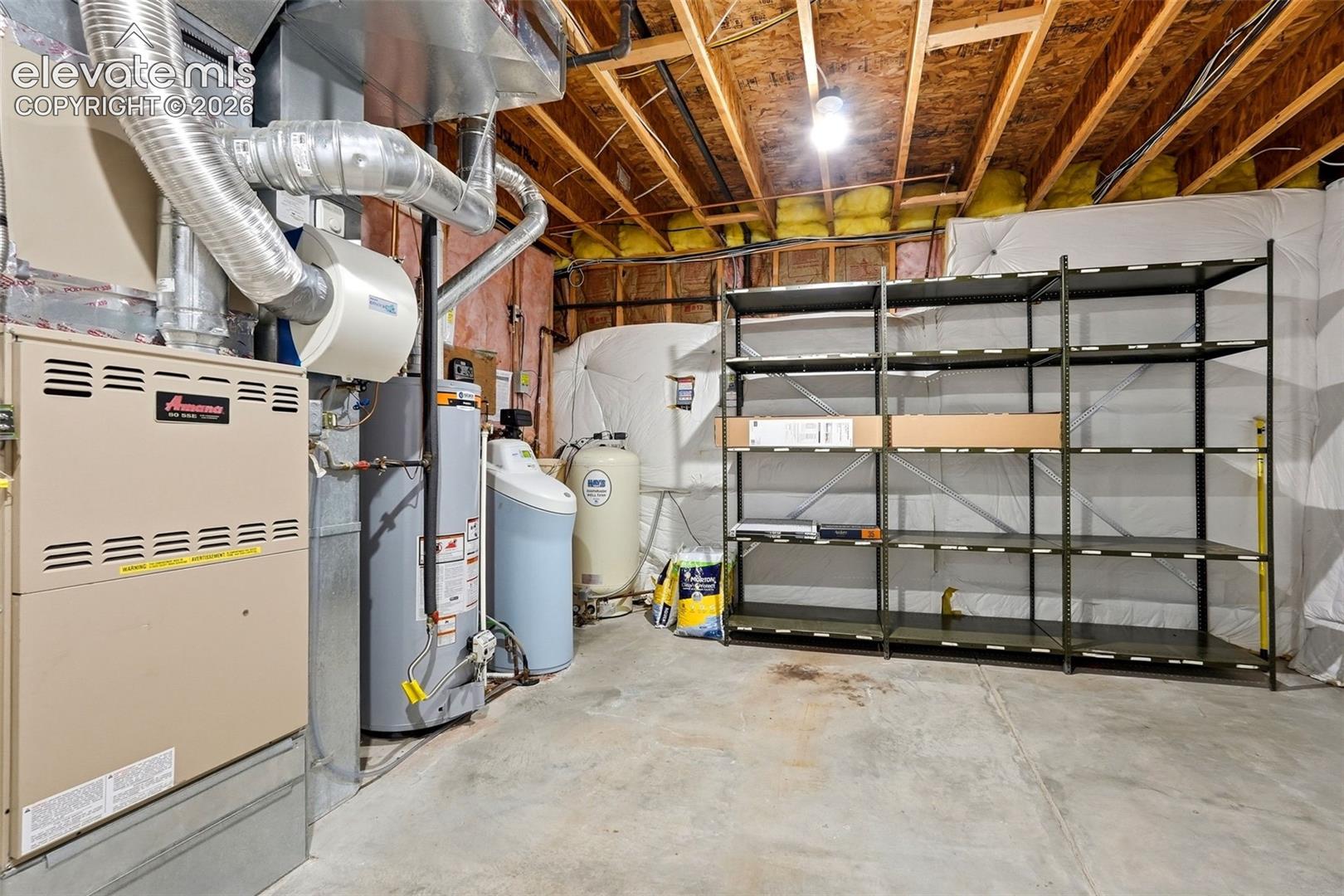 Basement utility/storage room