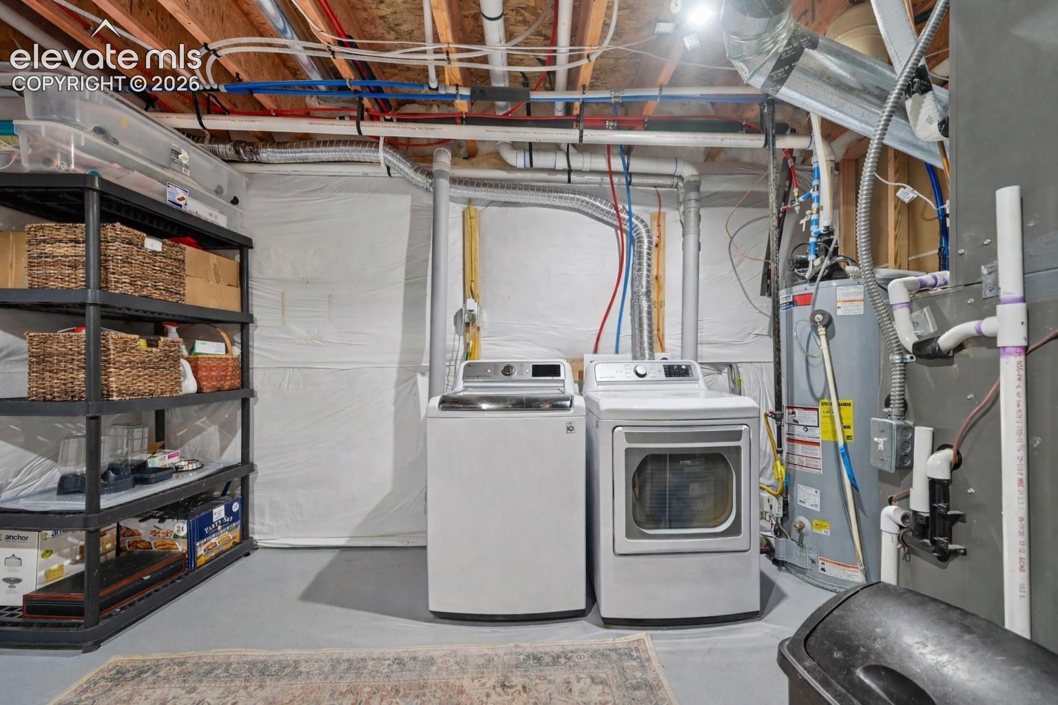 basement laundry hookups
