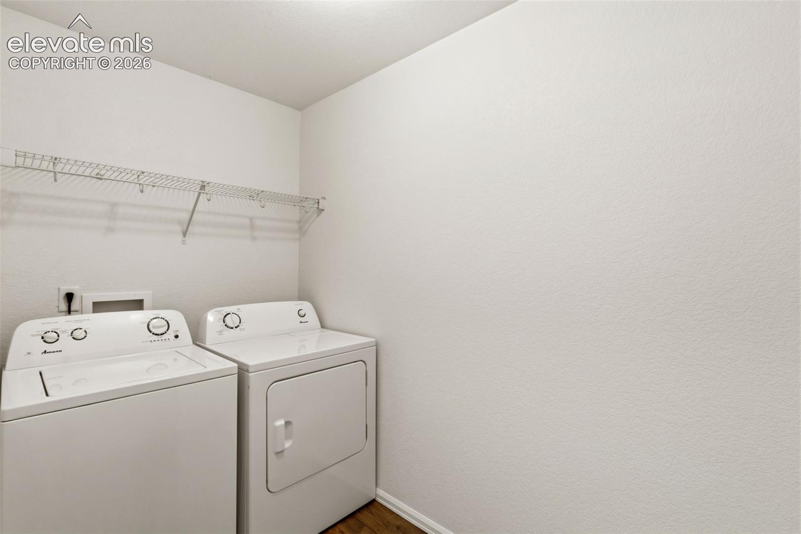 Take the chore out of laundry day with this generously sized upper-level laundry room conveniently located near the bedrooms