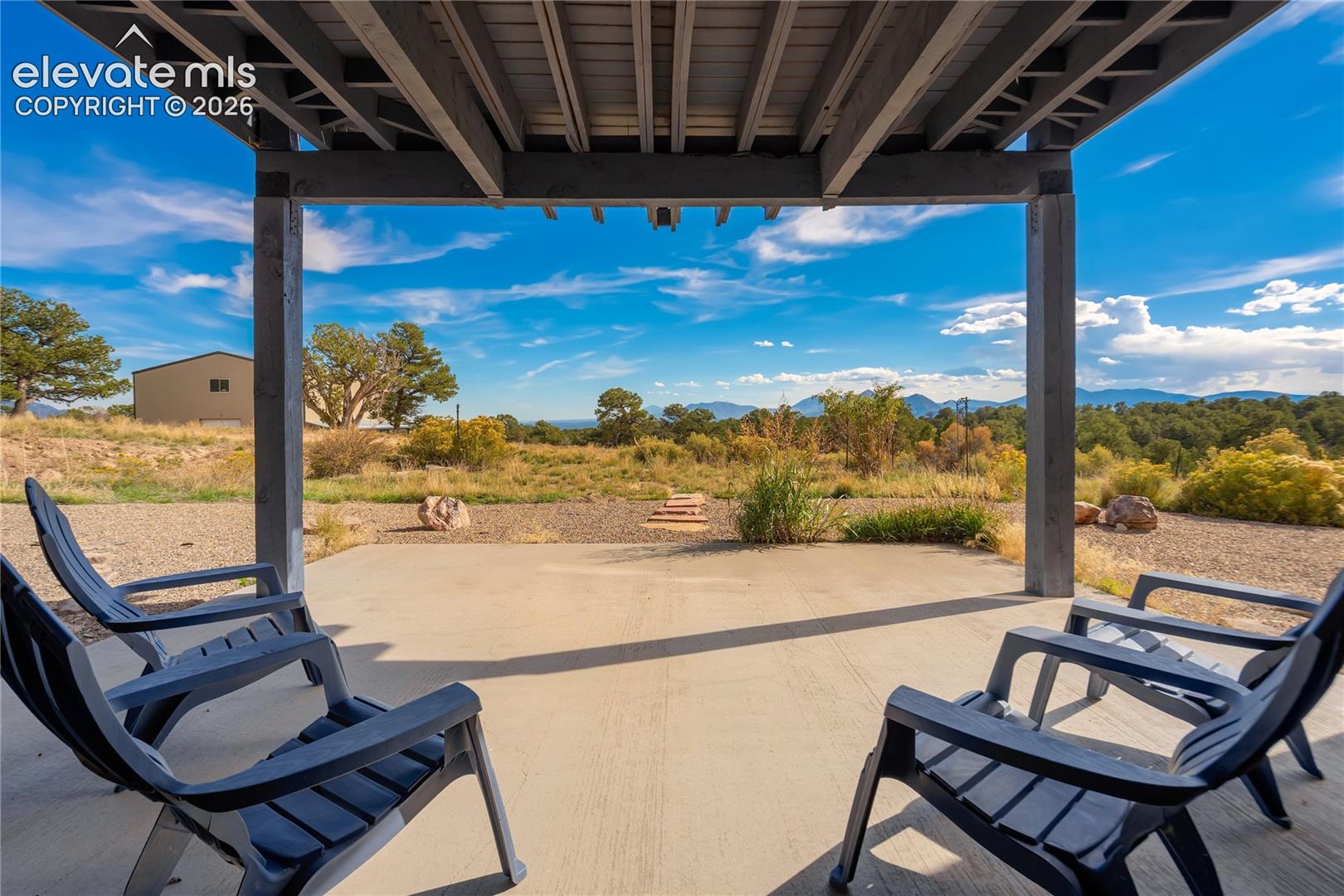 Off Rec Room and 2 Basement Bedrooms walk out to this covered patio