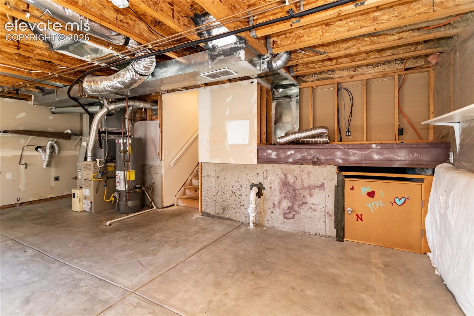 Rough-in plumbing in the basement makes adding an extra 4th bathroom simple and straightforward