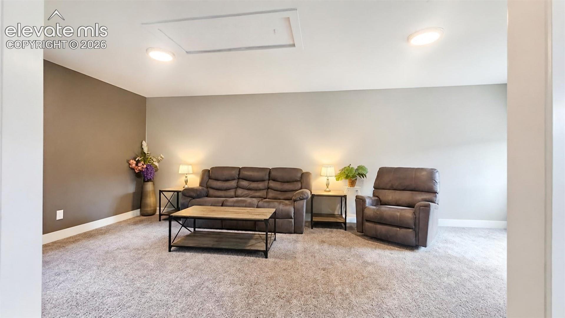 Wall-to-wall carpeting