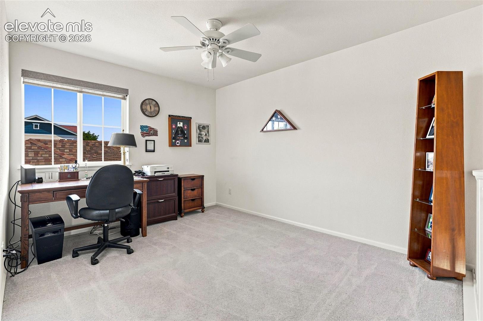 Roomy, light and bright loft area and can double as office or additional living space